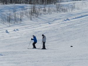 Обучение на горных лыжах