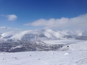 Обучение на горных лыжах